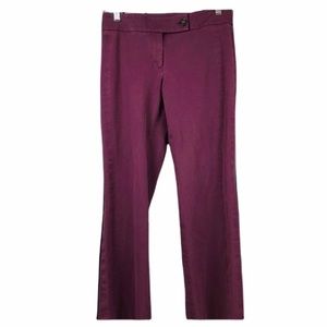 LOFT Julie Pants Burgundy / Maroon size 2
